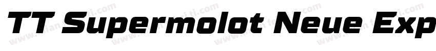 TT Supermolot Neue Exp DemiBold字体转换